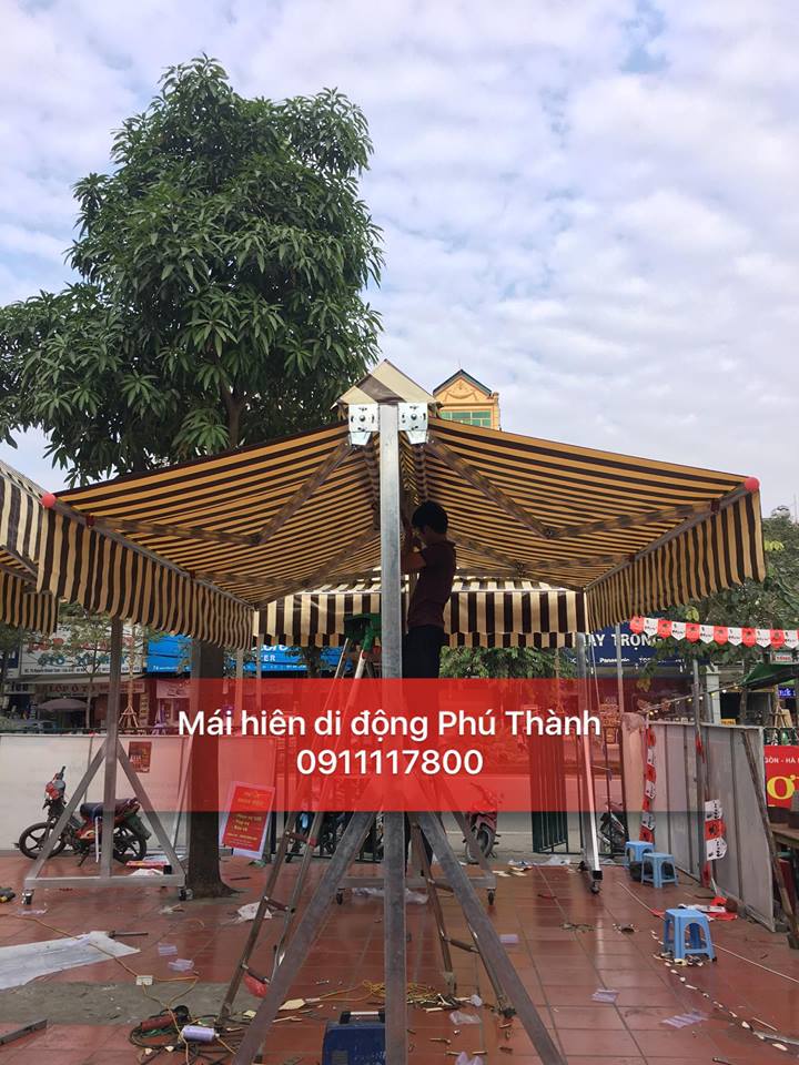 Mái hiên Phú Thành - Đại lý lắp đặt mái hiên di động giá rẻ tại Hà Nội