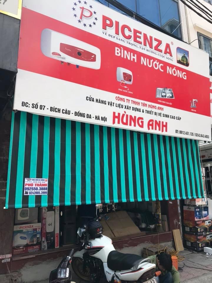 Mái hiên di động giá rẻ tại Hà Nội - Bạt che nắng